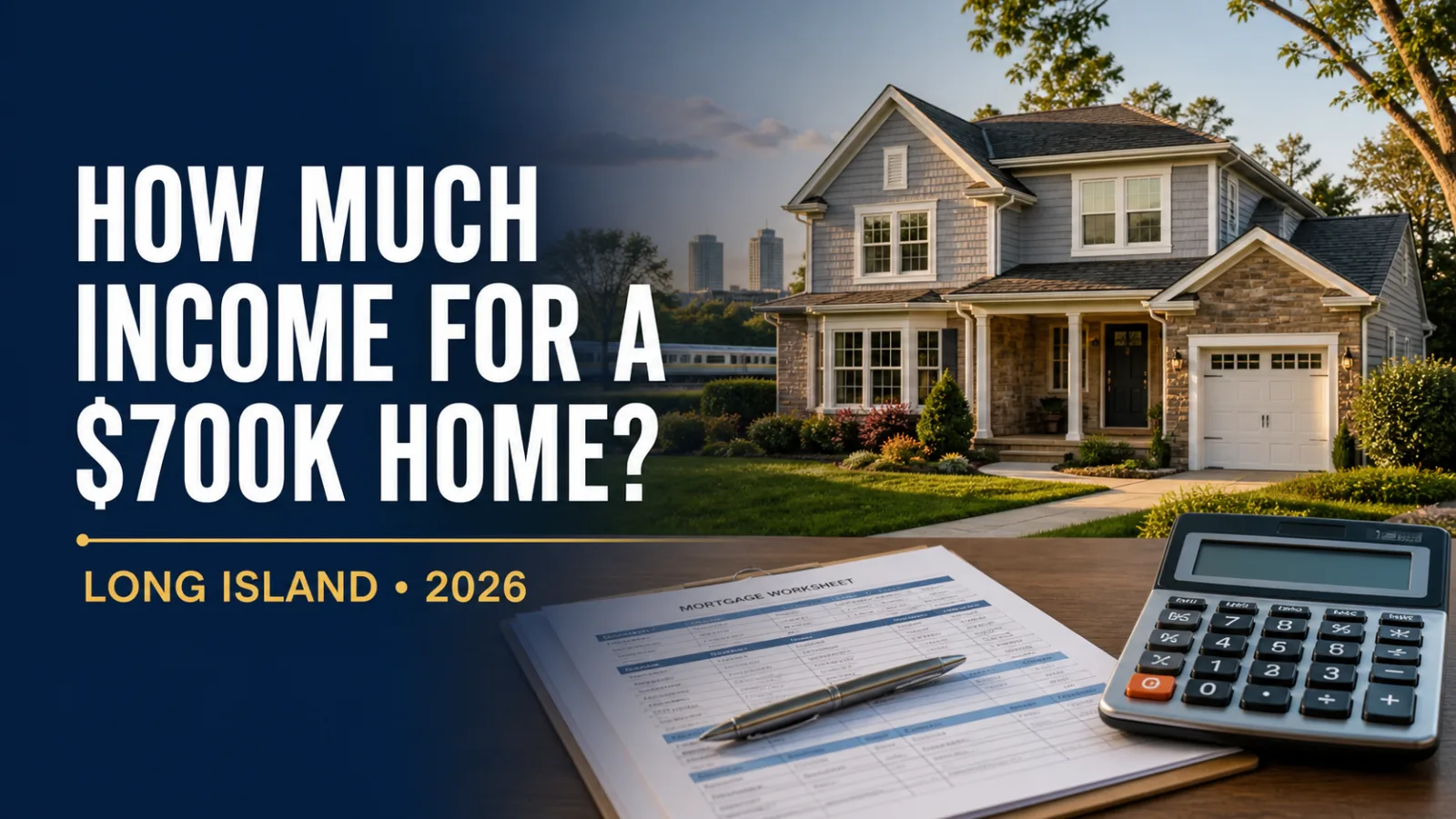 Income needed to buy a 700000 dollar home on Long Island in 2026
