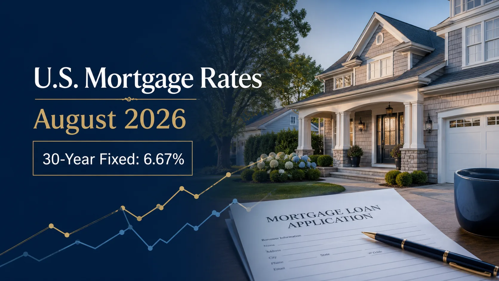 August 2026 U.S. mortgage rate update for home buyers
